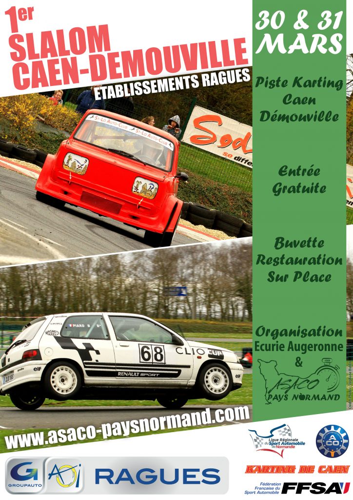 Affiche du Slalom de Caen-Démouville 2019